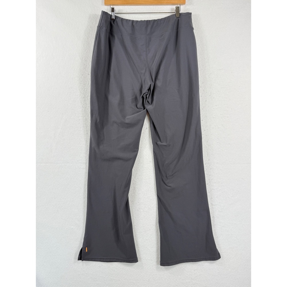 Lucy Yoga Pants Womens XL Tall Gray Flare Leg Athleisure Gorpcore Activewear - Picture 6 of 11